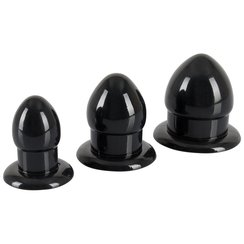 You2Toys Pack de 3 Plugs Mini fat noirs
